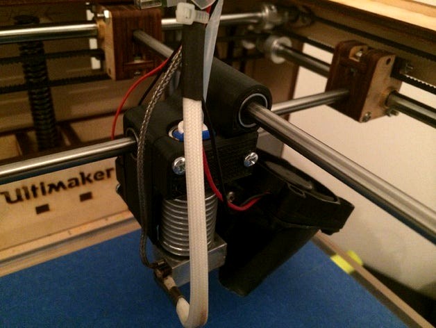 Ultimaker 1 E3D v6 Bowden mount by Dr-Idee
