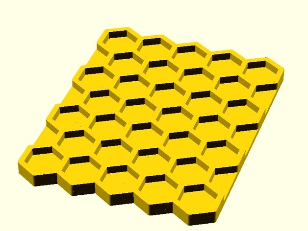 Parametric honeycomb/hexagonal storage by LHartmann