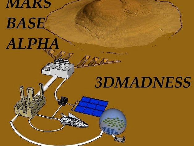 Mars Base Alpha by 3dMadness