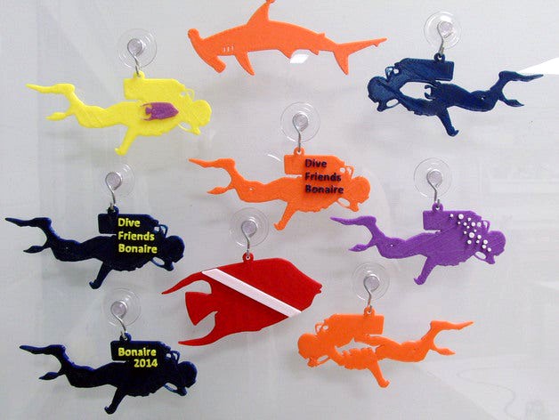 SCUBA Ornaments by ChrisOdom