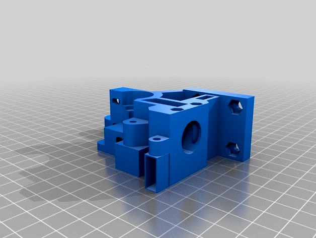Prusa i3 Rework Extruder Upgrade 1.75mm by cgapeart