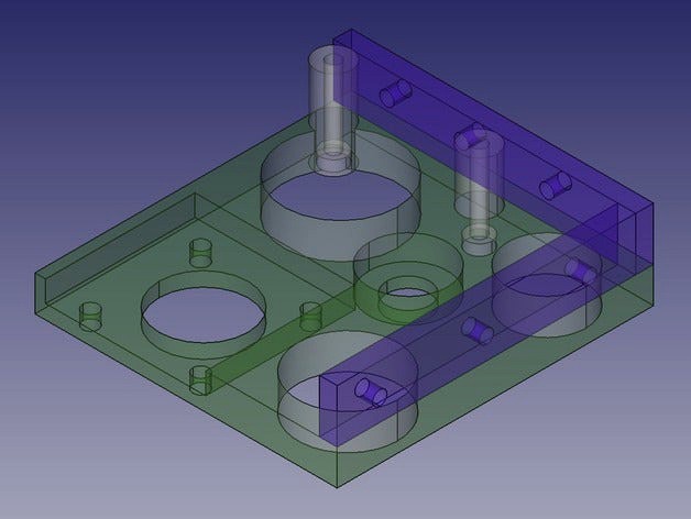 Shaft drive for my custom printer. by Redsalamander