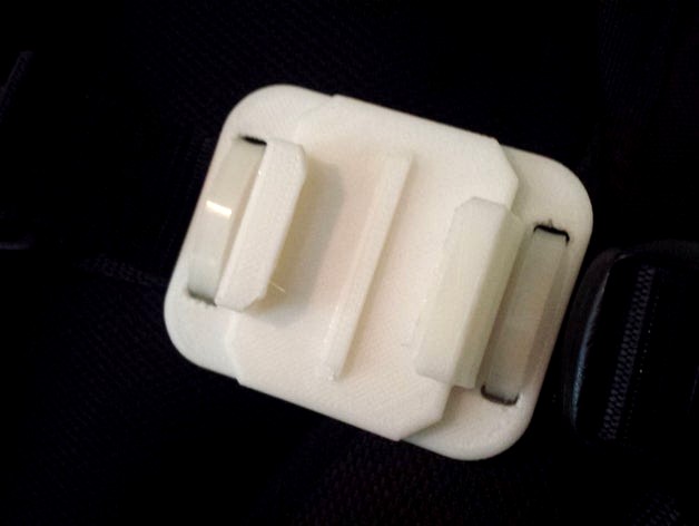 GoPro Cable Tie - Zip Tie Plate by pabardini
