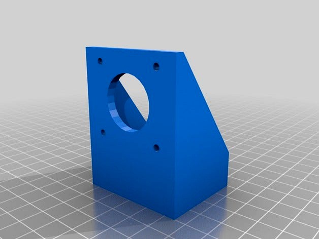 Eventorbot.metric motor mount for  frame 80mm*80mm*3,5mm by Oleg