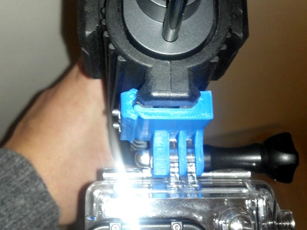 GoPro Picatinny Airsoft Mount by slightlynybbled