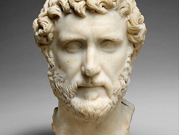 Marble portrait of the emperor Antoninus Pius by bdipaolo
