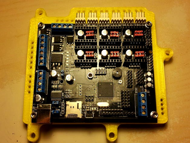 Megatronics 2.0 Mounting for MendelMax by db3jhf