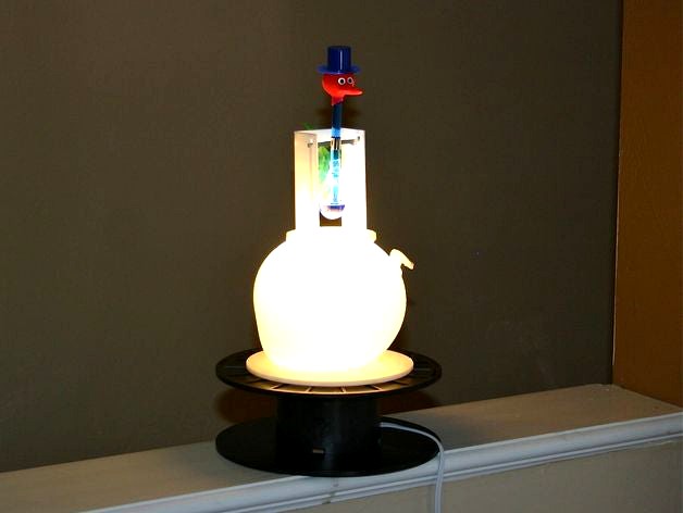 MakerBot Spool/Balloon/Drinking Bird Lamp by mrigsby