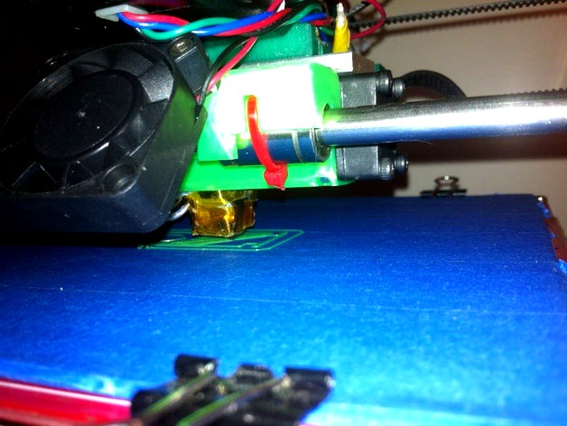 Carriage for Prusa Mendel with 25mm and two 40mm fan mounts by novakane