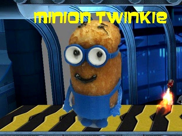 Minion Twinkie by DalekSupreme