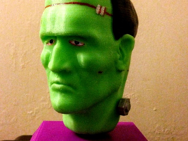 Frankie Stein - Head Sculpt with Stand by NoneMoreNegative