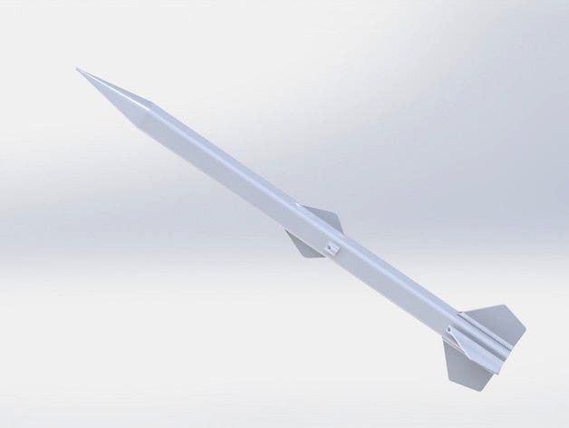 Cruise Missile Model Rocket by azuro