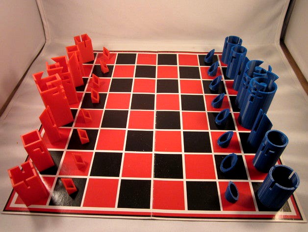 Charles 'O Perry Inspired Chess Set by cymon