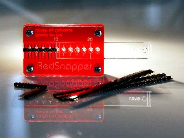 RedSnapper - The Compact and Precise Pin Header Adjustment Tool - 2.54mm Pitch by phenoptix