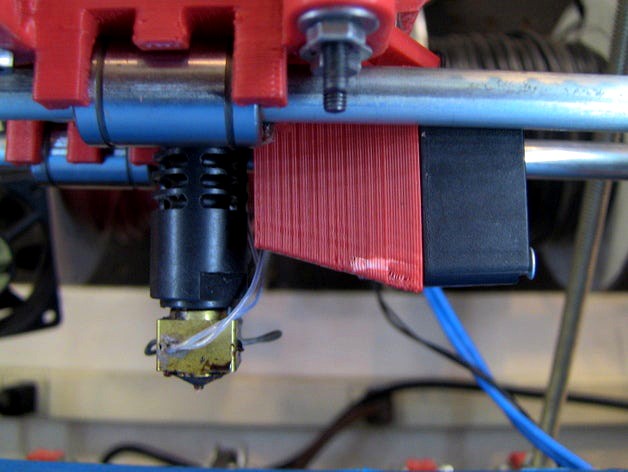 Gregs Extruder Jhead Fan Duct 30MM by electronhacks