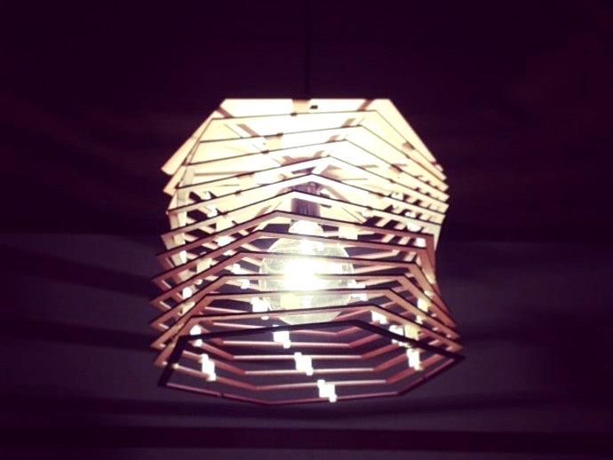 Helix Lamp Shade by t_kondo
