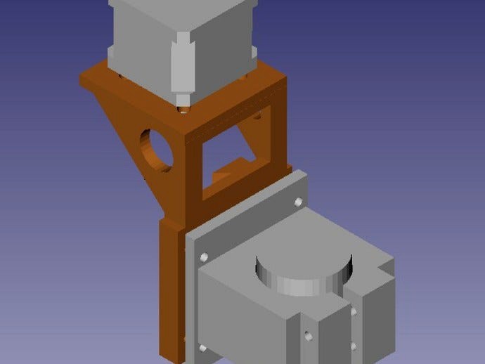 Carro Z para Cyclone CNC mill intended for PCB  by Quim