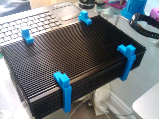 Feet for fanless computer (StealthPC) by 3dGringo