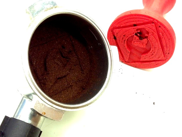 Logo Embossing Espresso Tamper by AdanA