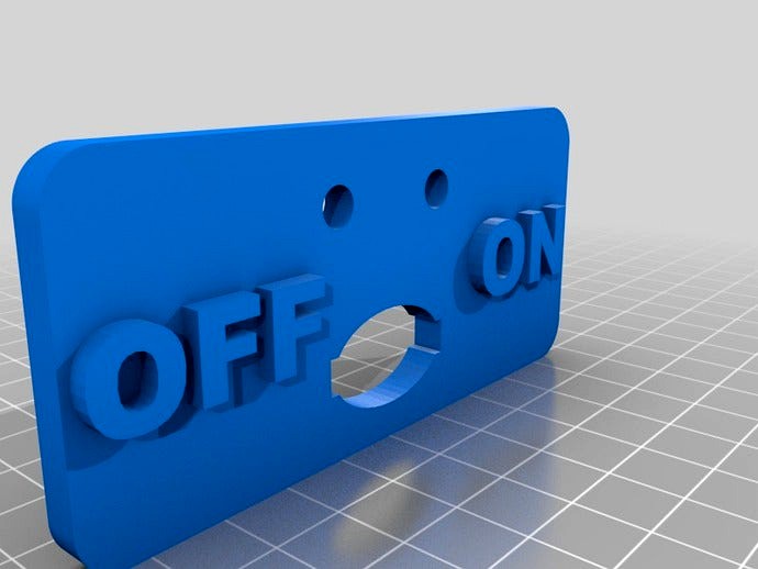 Switch mount for Lulzbot A0-100 / A0-101 by i3Dnaked