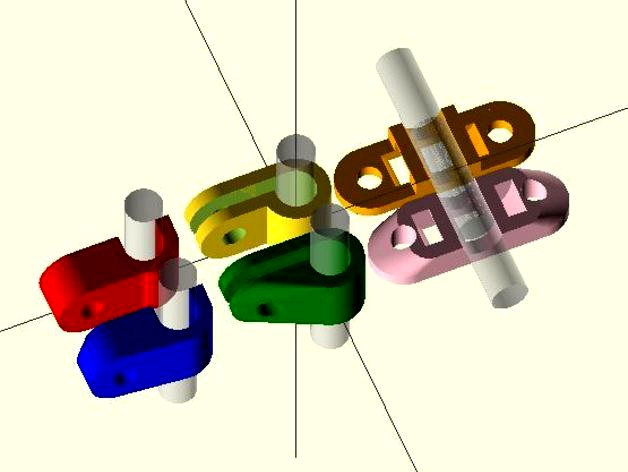 Parametric Cable or Pipe Clip by doommeister