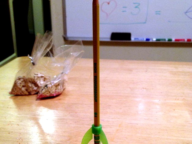 Convertible Pencil Rocket (Parametric)  by CodeCreations