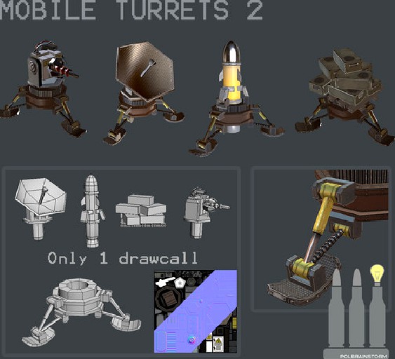MOBILE TURRET PACK 2