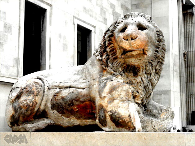 The Lion of Knidos by CosmoWenman