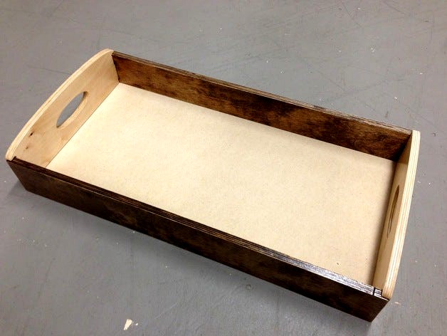 Plywood Tray by indraastra