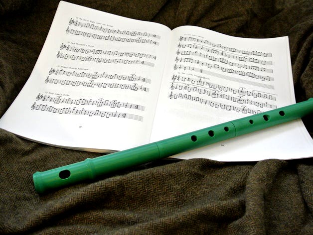 [OLD VERSION] Folk flute, alto, straight bore by pfh