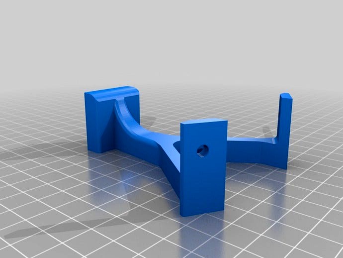 1lb Spool Holder Mount For Mendelmax by Bobbitay