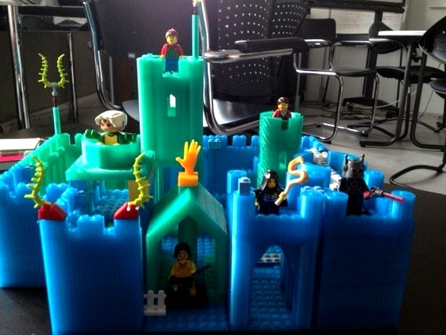 Modular castle kit - Lego compatible by danielkschneider