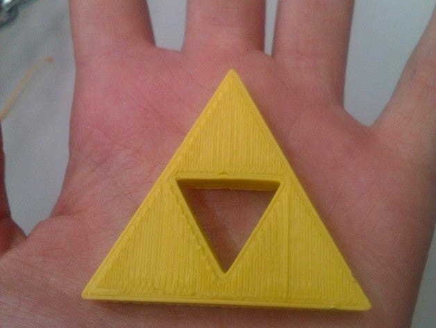 Triforce Keychain by Anandromeda