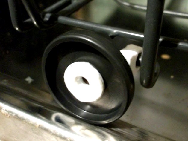 Dishwasher Wheel Clip by grokbeer