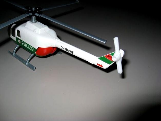 Toy helicopter tail rotor by hollie