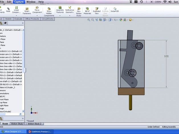 MiniBnz's Triple extruder by MiniBnz