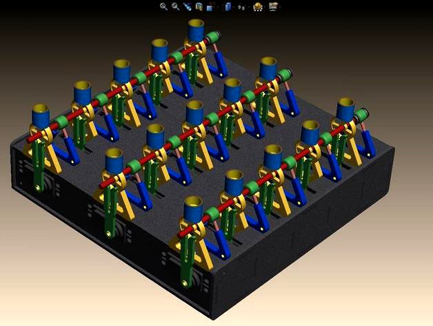 15-Channel Array RoboMusicBox ...  by SolidWorksMagi