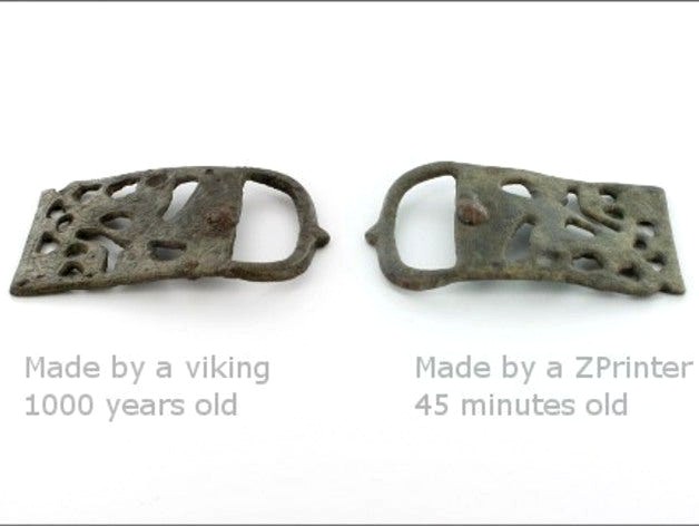 1000-year-old Viking belt buckle by CreativeTools