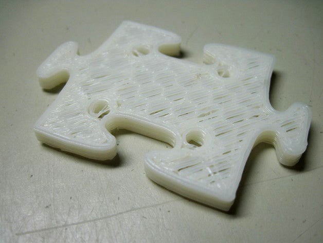 Interlocking Puzzle Piece Flat by Devlin