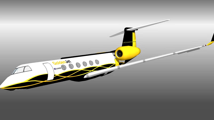 GoldenJet Gulfstream Aerospace V - G550 {1Mb}