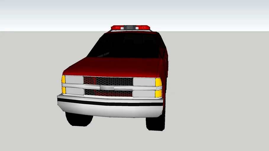 Chevy Suburban Fire chief truck MOD (you customize)