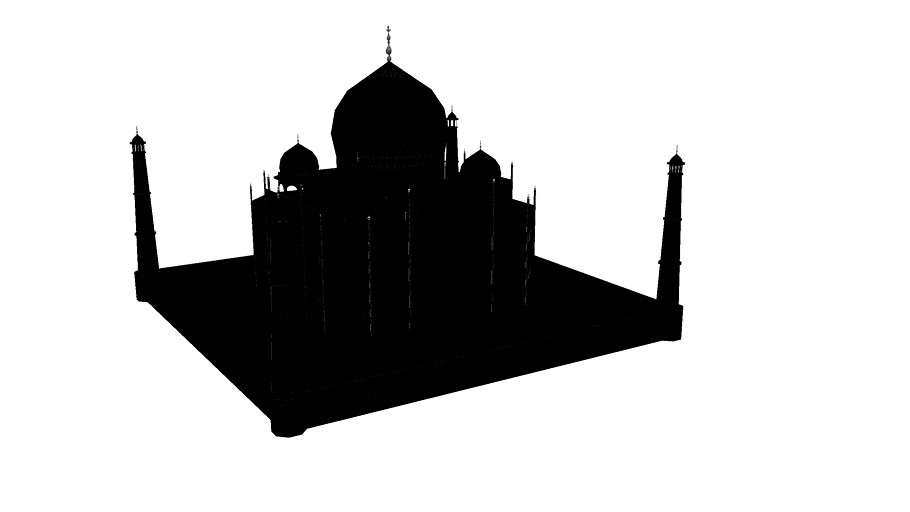 Black Taj Mahal