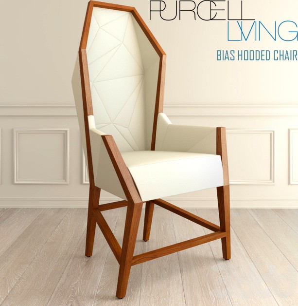 Purcell Living Bias Hooded chair