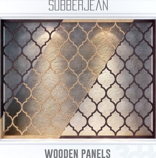 Wooden Panels 3 colored Subberjean