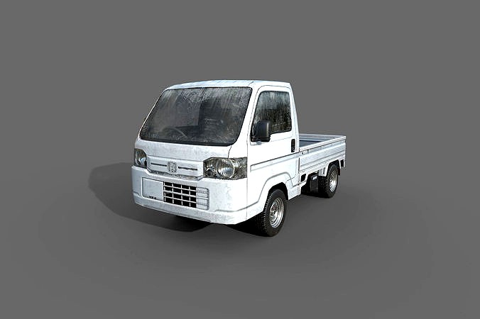 Low Poly Car - Honda Acty Vamos Truck 2012