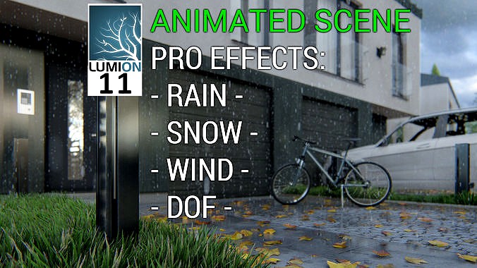 Lumion 11 Cinematics Animated Effects Full Scene