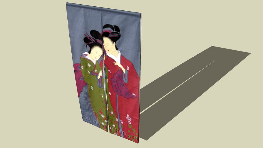 Japanese curtain
