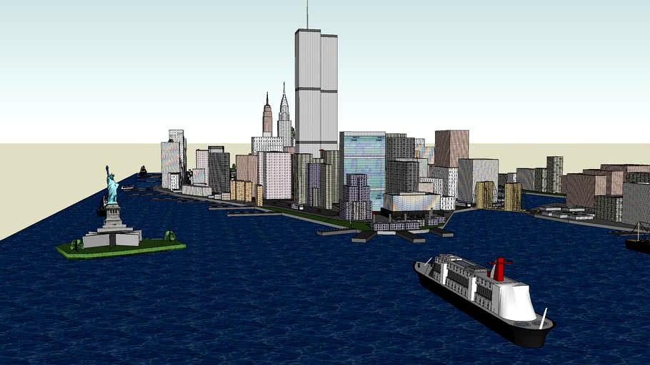 New York (Manhattan) Not realistic but verry detailled !!!!!!XD