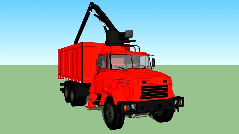 KrAZ-65053 scrap truck