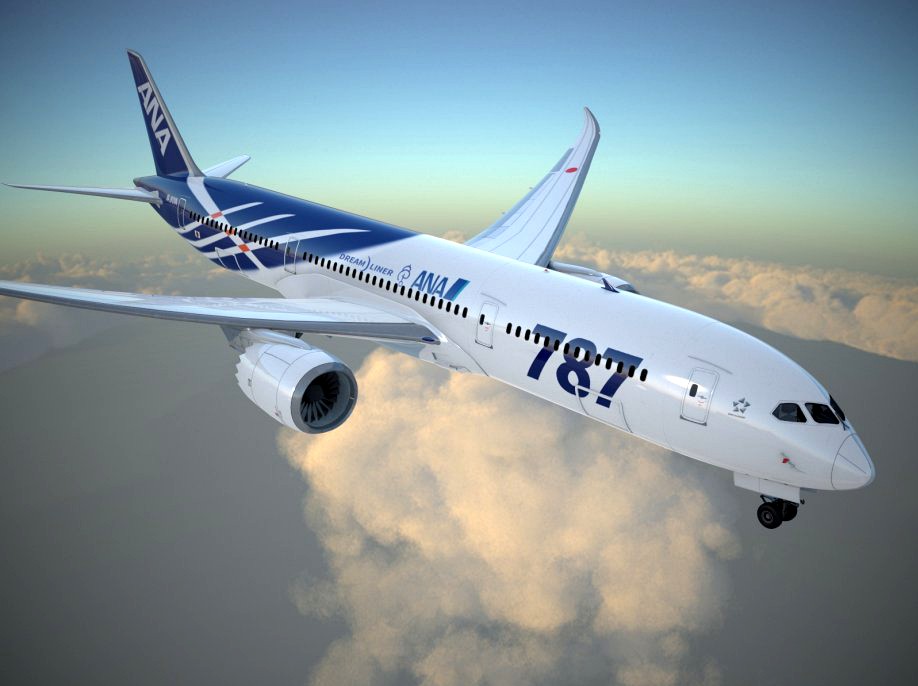 Boeing 787 Dreamliner ANA airlines3d model